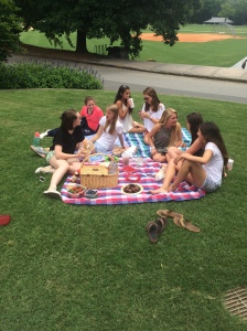 Picnic with friends.